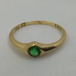 انگشتر طلای دست ساز مزین به جواهر دمانتوئید Z3