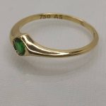 انگشتر طلای دست ساز مزین به جواهر دمانتوئید Z3