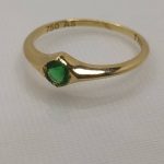 انگشتر طلای دست ساز مزین به جواهر دمانتوئید Z3