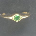 انگشتر طلای دست ساز مزین به جواهر دمانتوئید Z3