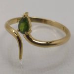 انگشتر طلای دست ساز مزین به جواهر دمانتوئید Z2